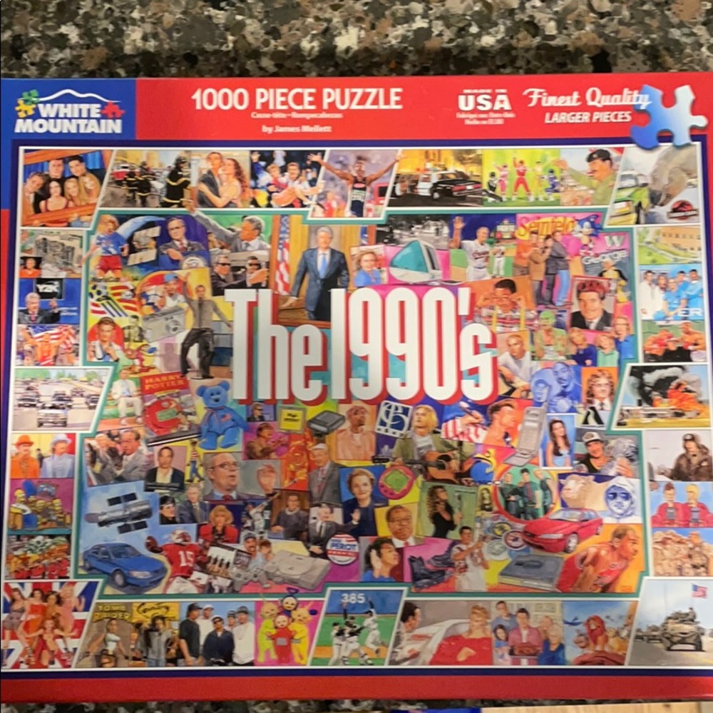White Mountain, 1000 piece puzzle The 1990’s